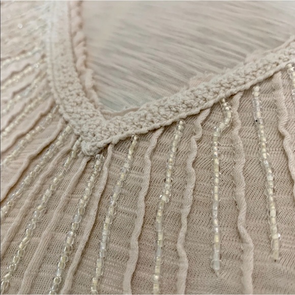 J. Crew Cap Sleeve Beaded Top Women’s Size XS - Picture 9 of 11